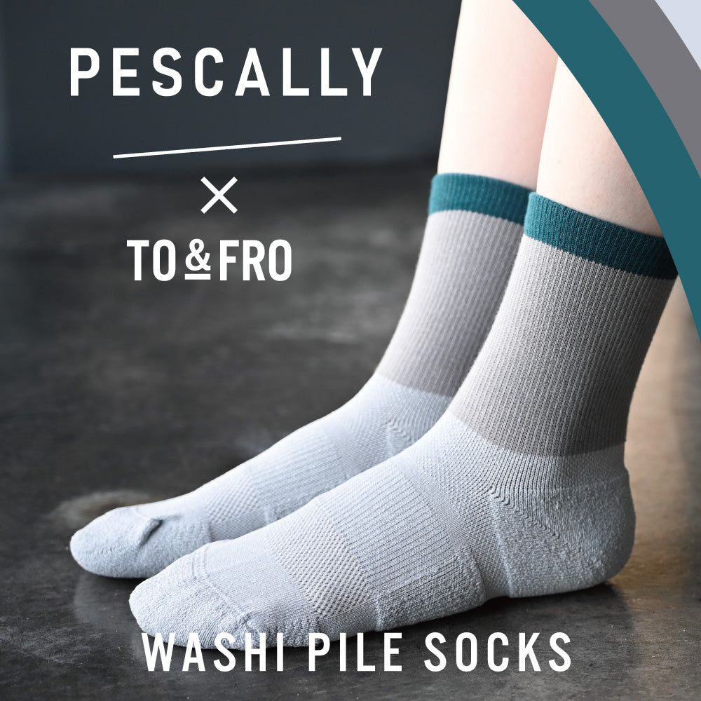 【NEW】PESCALLYコラボ和紙ソックスで夏でも足元快適に🧦