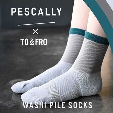 【NEW】PESCALLYコラボ和紙ソックスで夏でも足元快適に🧦