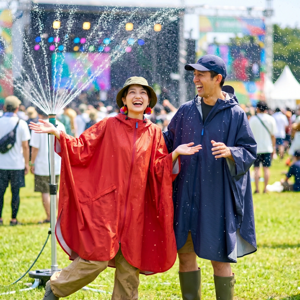 フェスや旅行で頼れる、"荷物にならない"レインウェアの選び方