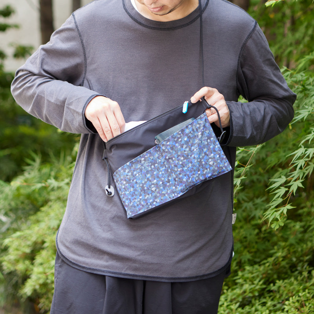 PACKABLE POUCH -SQUARE- made with Liberty Fabric