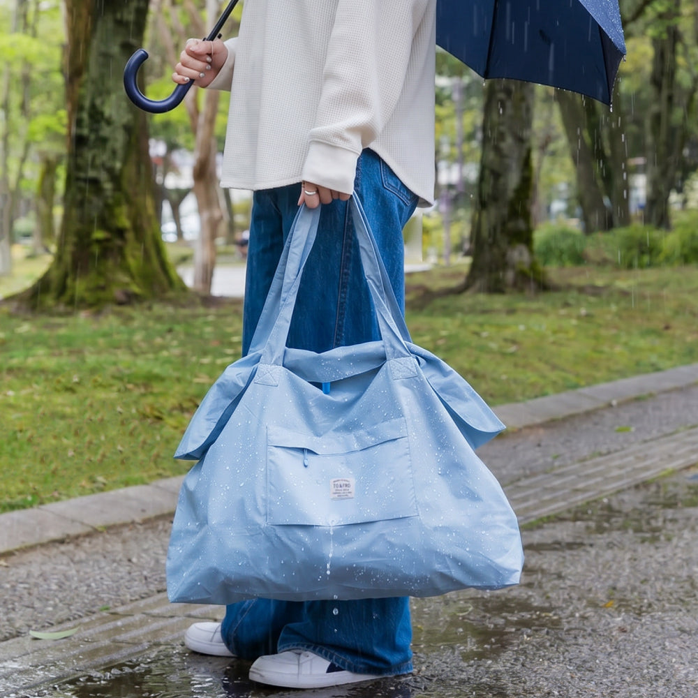 撥水・防水機能生地で大雨も安心！