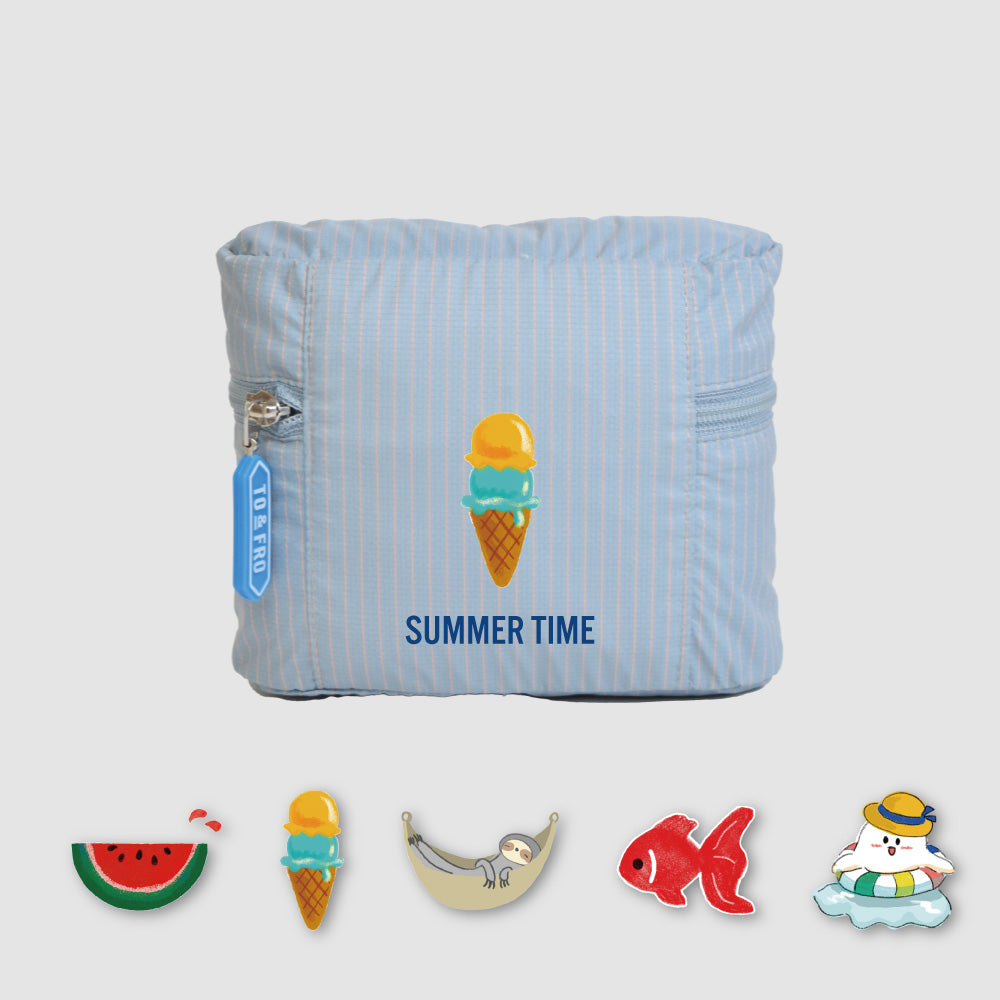 7月8月限定、夏のプリント柄デザイン