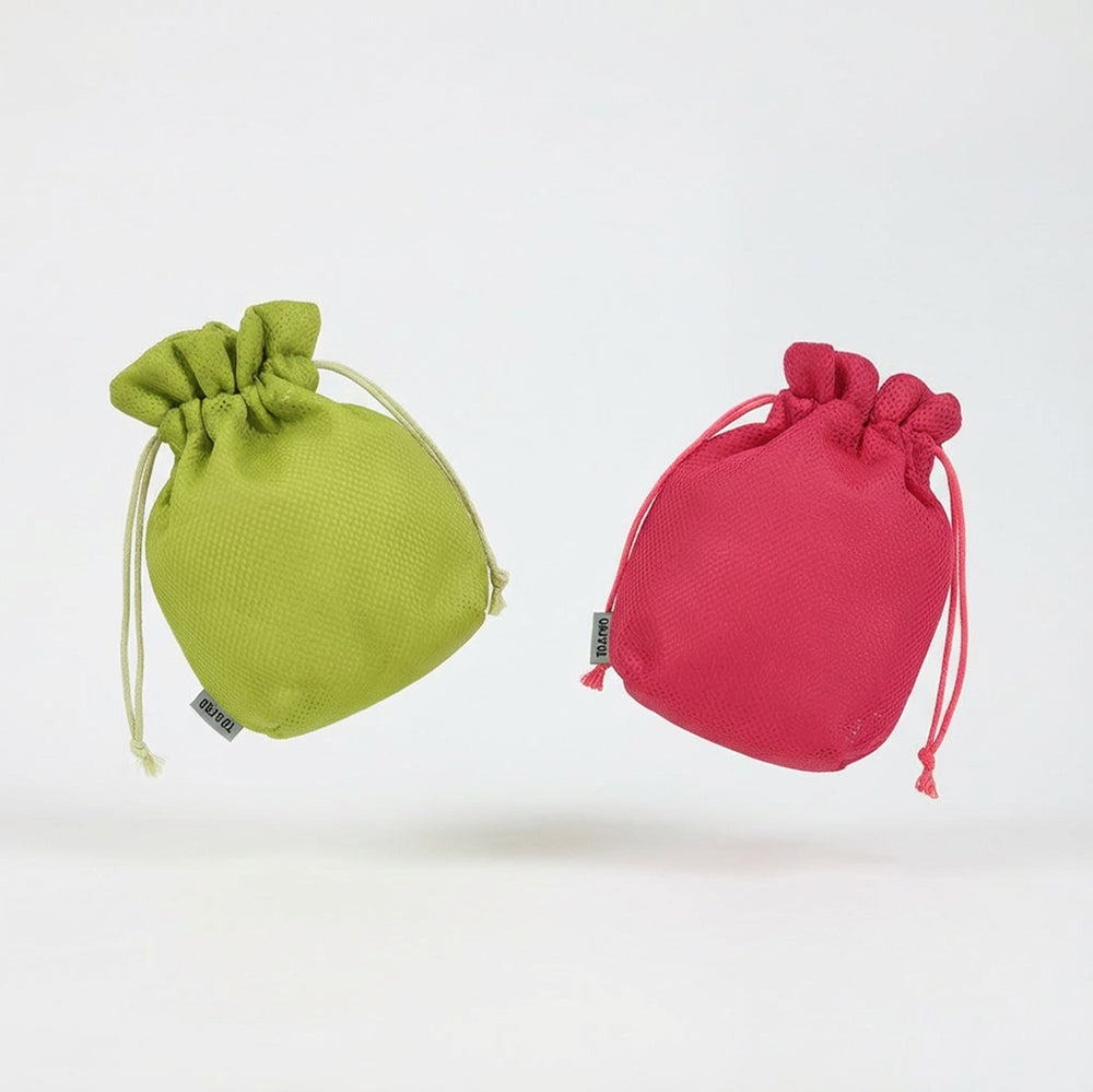Drawstring Mesh Pouch DRAWSTRING MESH POUCH – TO&FRO 軽さをもってでかけよう。