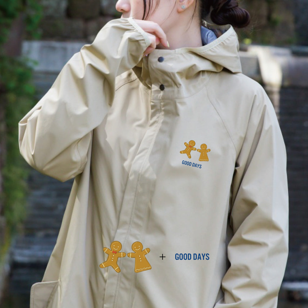 イラストとテキストを同じ場所にすると、イラストの下にテキストが入ります