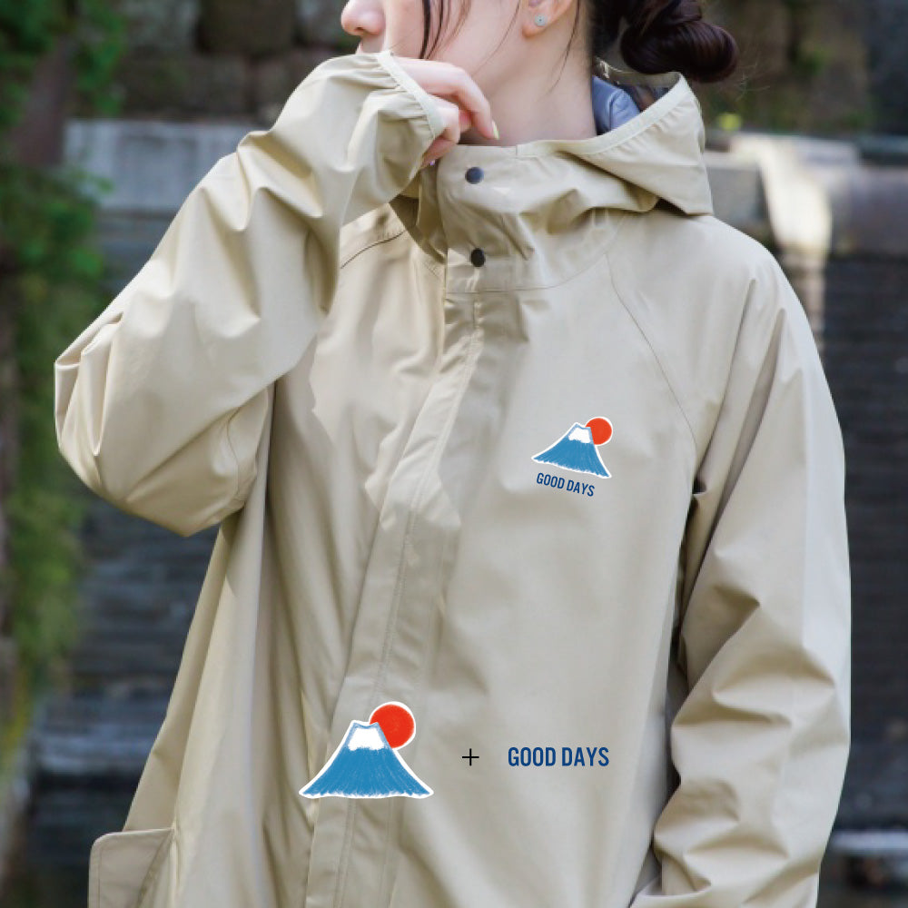 イラストとテキストを同じ場所にすると、イラストの下にテキストが入ります