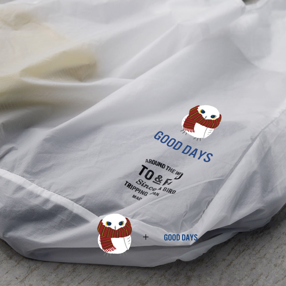 イラストとテキストを同じ場所にすると、イラストの下にテキストが入ります